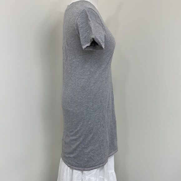 Gray kitty face nightgown with sides split girls Size Small - Picture 4 of 7